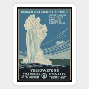 Yellowstone National Park Sticker